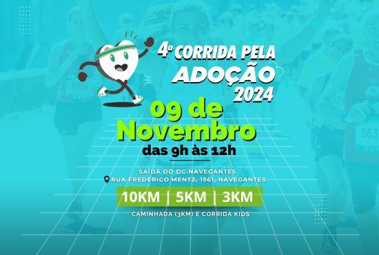 Porto Alegre: corrida de incentivo à adoção de crianças e adolescentes acontece no dia 9 de novembro, Dia Mundial da Adoção