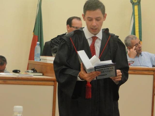 Promotor de Justiça Márcio Schlee Gomes participou do júri