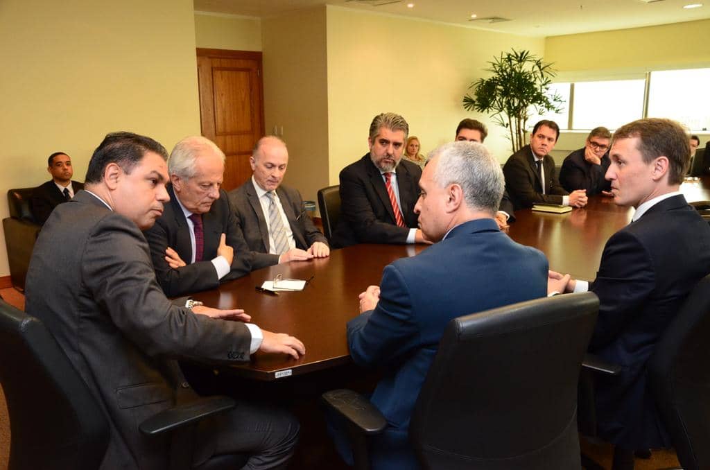 Reuniões na sede do MP com chefes de instituições e orgãos do Estado...