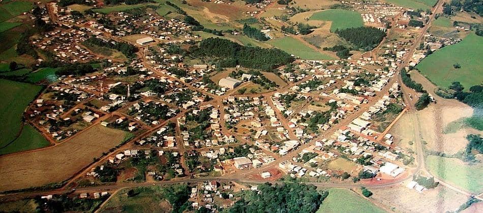 Visão área do município de Trindade do Sul    Foto: Câmara de Vereadores 