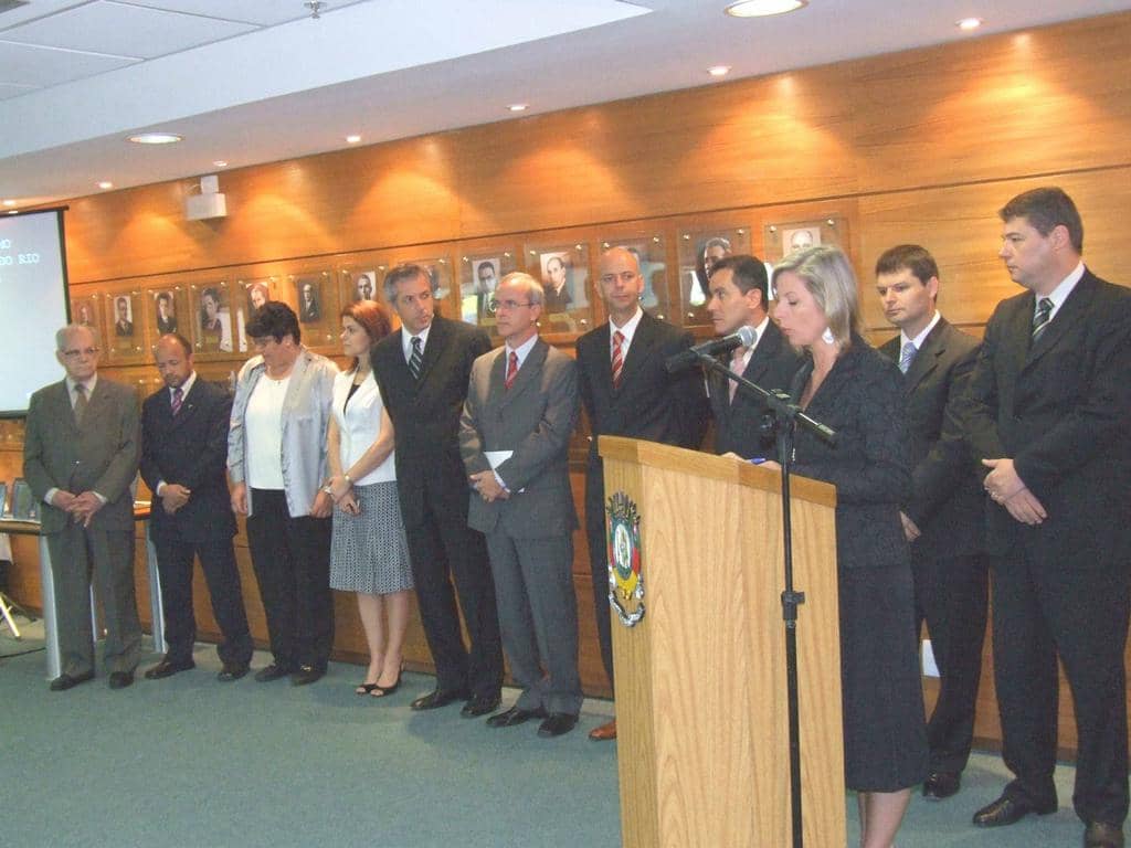 Momento da cerimônia do prêmio/2007