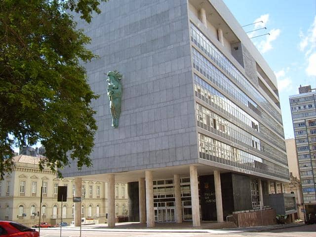 Palácio da Justiça, no Centro de Porto Alegre