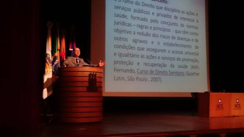 Mauro Souza falou sobre judicialização da saúde