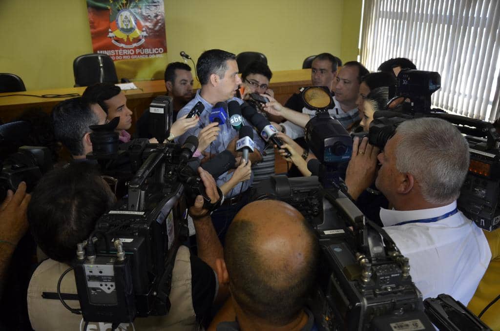 Coletiva de imprensa ocorreu no auditório do MP na sede da Rua Santana