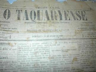 O Taquaryense é o segundo jornal mais antigo do Estado