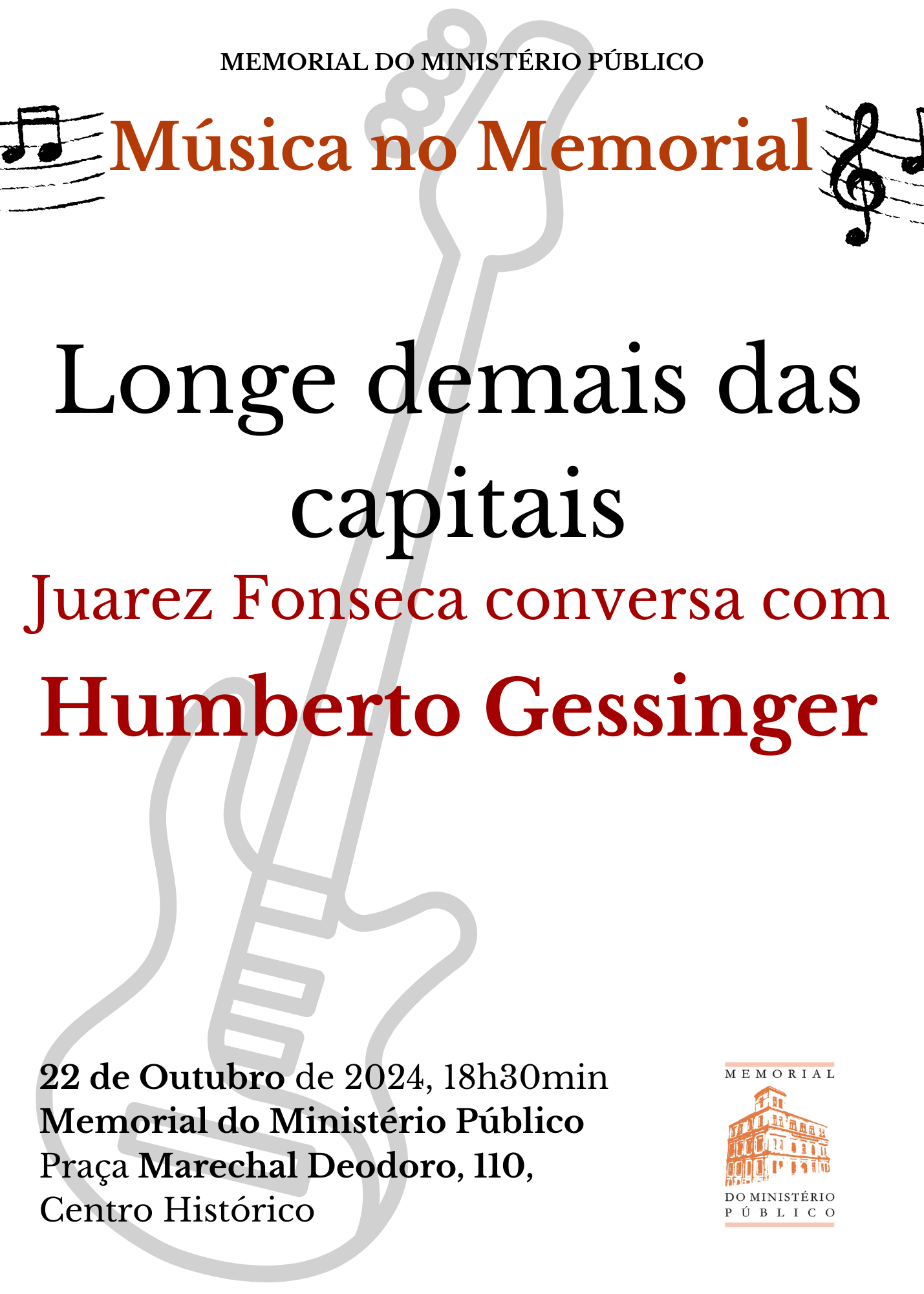 Música no Memorial - Longe demais das capitais: Juarez Fonseca conversa com Humberto Gessinger